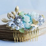 new flower style bridal hair comb