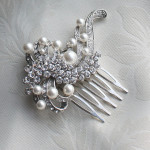 nice swarovski pearl latest headpiece for girls