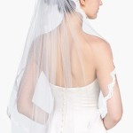 white color amazing bridal veil