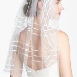 white color bridal veil