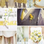 yellow color Bridesmaids Vintage Dress for girls