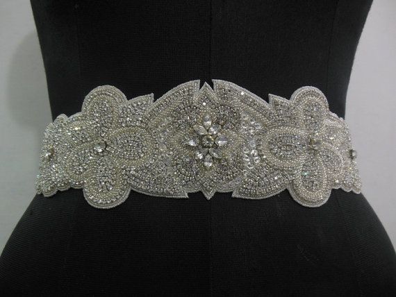 2 collection of Crystal Dress Sash