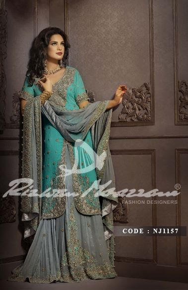 5 new wedding wear dress by Rizwan Moazzam