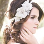 flower style bridal headpiece