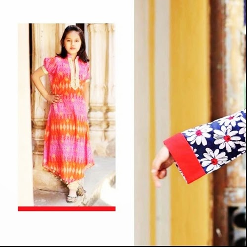 mullti color summer wear dress by Pareesa