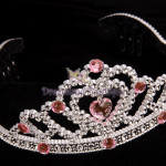 pink and white color Popular western Tiara