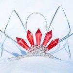 red and Silver Tiaras for women