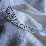 simple Silver Tiaras for women