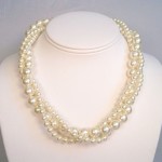 women wear Swarovski Strand Necklace