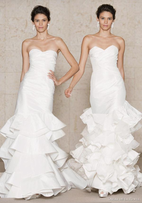 3 Wedding gowns by Oscar de la Renta (4)