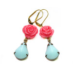 Handmade Collection of Cute Flower Earrings Handmade Collection of Cute Flower Earrings