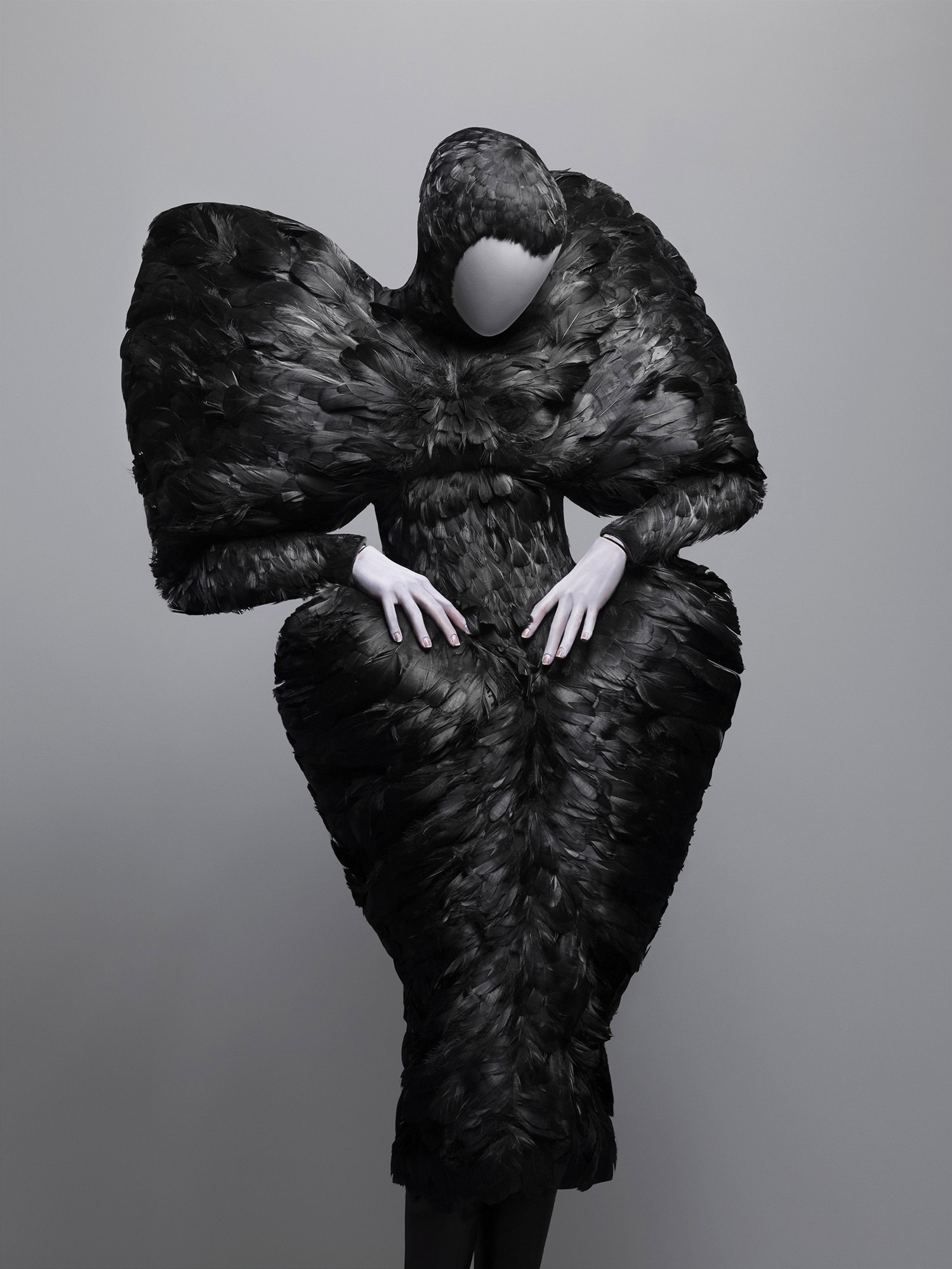 black color stunning Alexander McQueen Dress