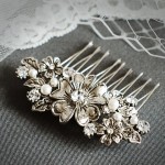 flower style bridal hair piece