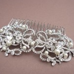 new women wear bridal hair piece