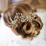 stylish bridal hair piece 2014