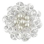 Decent Designs of Pearls Flower Style Pins Decent Designs of Pearls Flower Style Pins