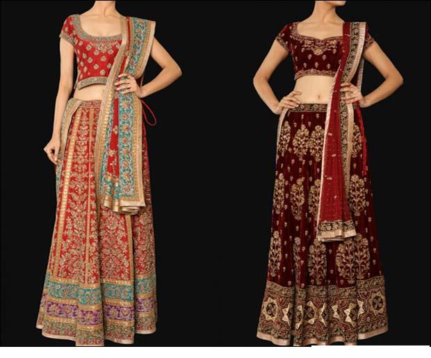 2 bridal lehenga designs collection by ritu kumar (12)