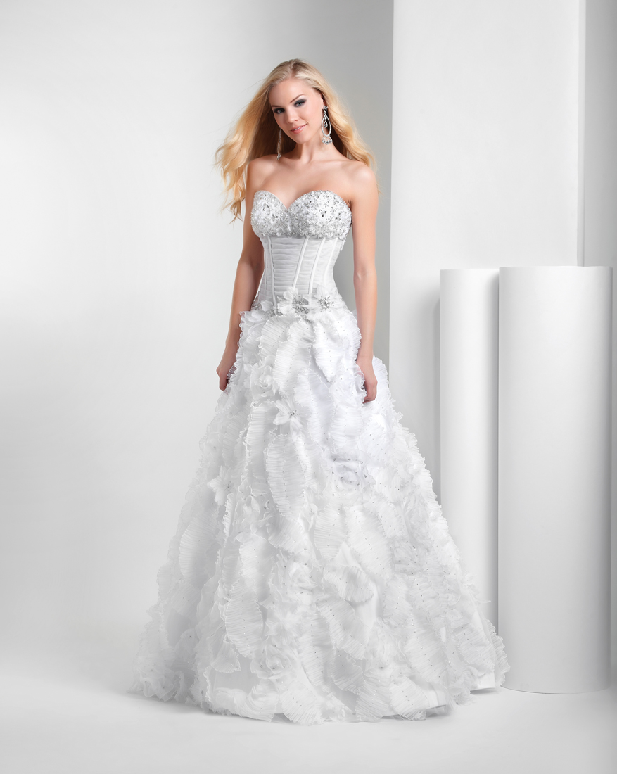3 Cap-sleeve slim gowns dresses for wedding 2014 (9)