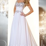 Sheer cap sleeve gown prom dresses (1)