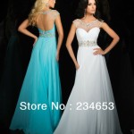 Sheer cap sleeve gown prom dresses (4)