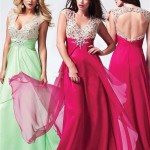 Sheer cap sleeve gown prom dresses (5)