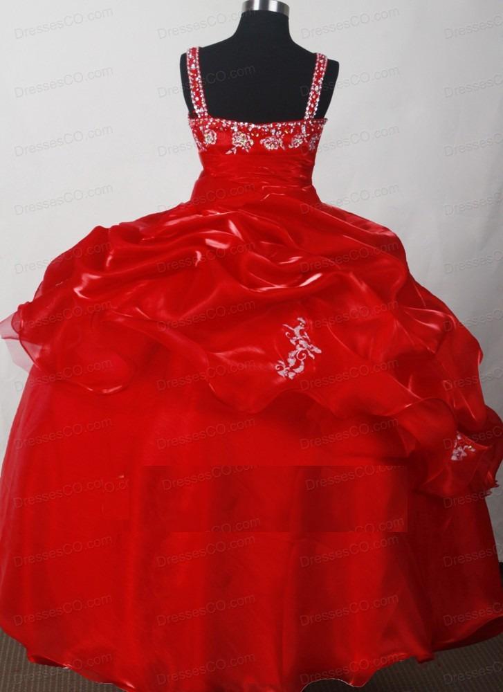 red ball gown dresses for kids (3)