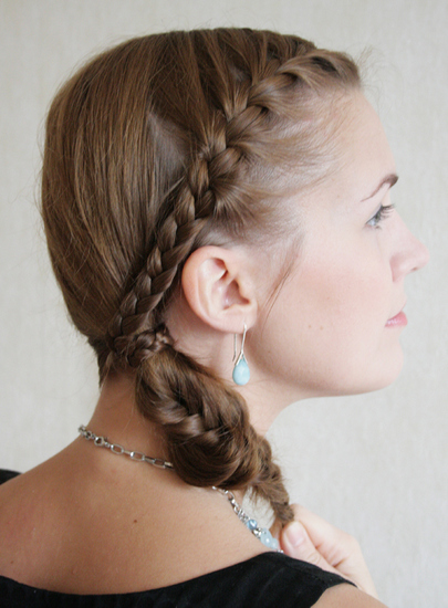 Funky Fishtail Braid For Casual Look design