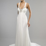 Silk Chiffon Wedding Dress