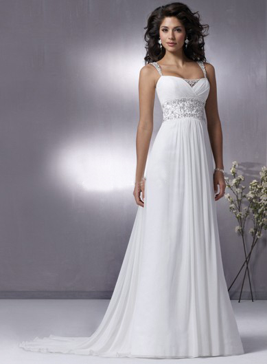 Silk Chiffon Wedding Dress (5)