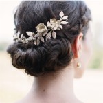 Wedding Bridal Bun Hairstyle