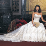 floor lenght Amalia Carrara 2014 Wedding Dresses