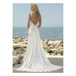 modern Backless gowns for wedding