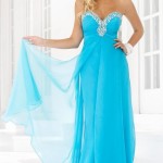 nice ferozy Chiffon Strapless Formal Dresses for girls