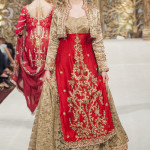 red and skin eastern wedding dresses