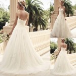 strapless sweetheart lace wedding dress collection