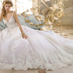 white Amalia Carrara 2014 Wedding Dresses