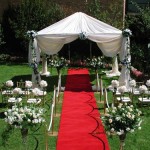 yard wedding plan