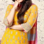 yallow shalwar kamiz by Manish Malhotra