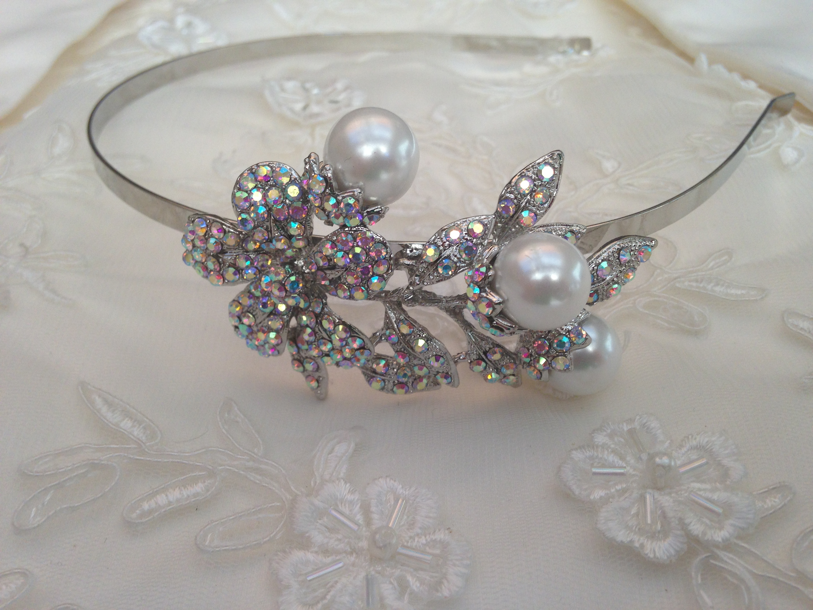 1. different style of Crystal and Pearl Tiara (8)