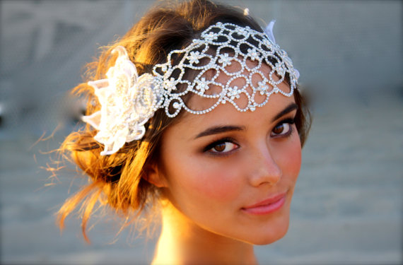 1. unique and stunning Bridal Headpieces