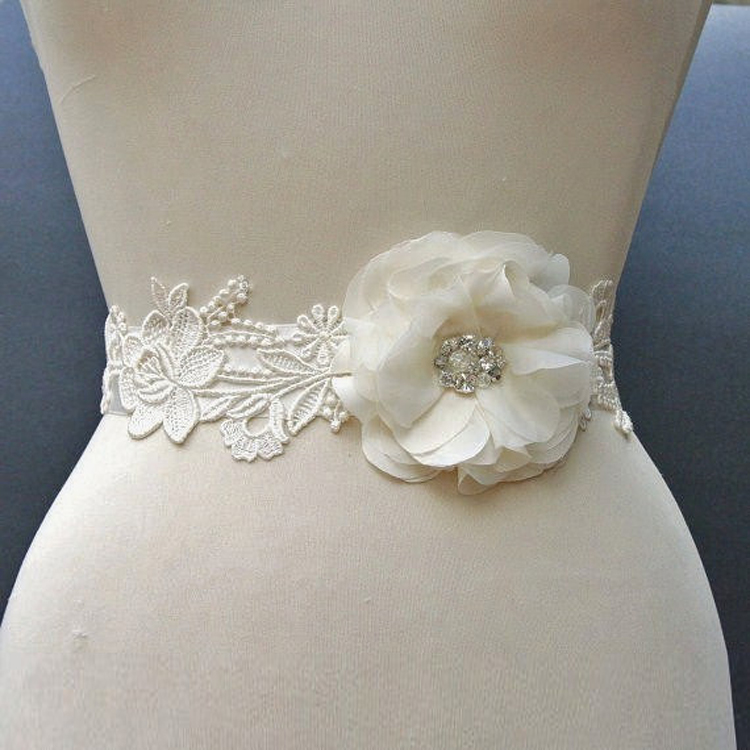 12 amazing Flower Bridal Sash (8)