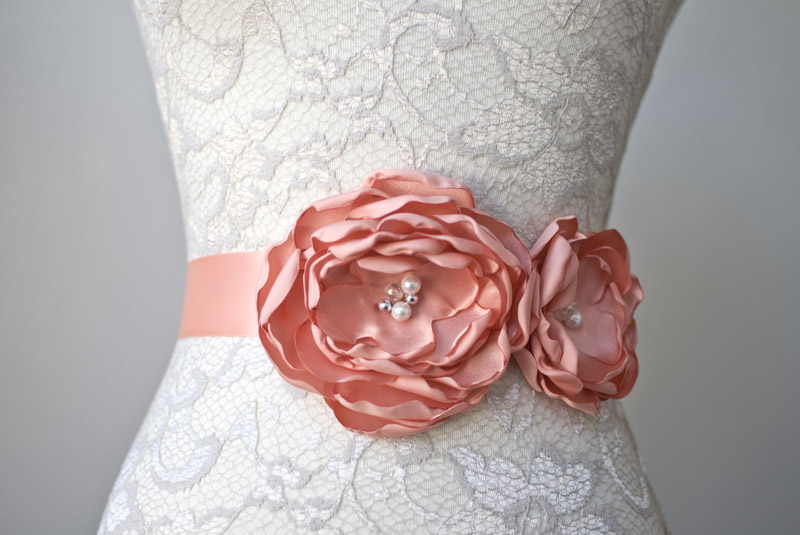 3 amazing Flower Bridal Sash (9)