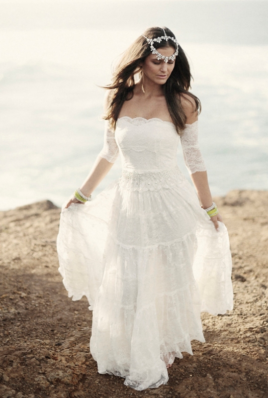 Top 12 Fabulous Boho Wedding Dresses  Weddings Eve