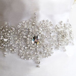 rhinestone sash to enhance the beauty of bridal gowns (3)