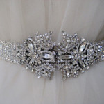 rhinestone sash to enhance the beauty of bridal gowns (9)