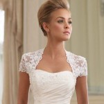 stylish trendy Lace Shrug for bride (7)