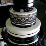 20 lovely lace wedding cake ideas (12)