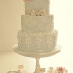 20 lovely lace wedding cake ideas (14)