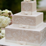 20 lovely lace wedding cake ideas (16)