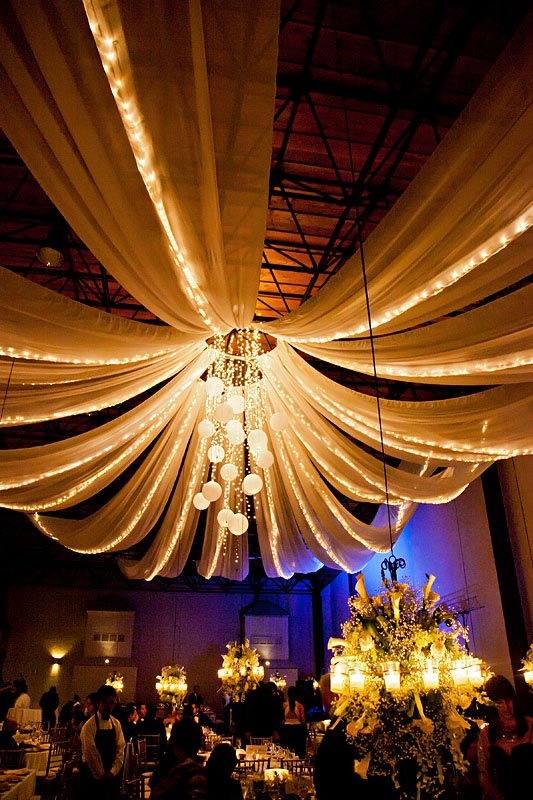 3. Wedding Canopy of Lights ideas (14)